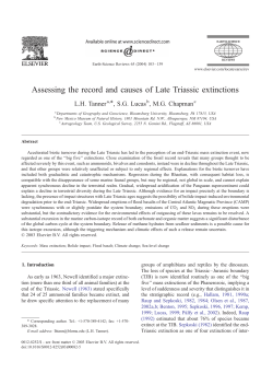 Assessing the record and causes of Late Triassic extinctions