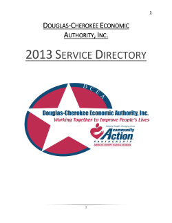 2013service directory - Douglas