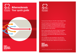 Atherosclerosis Your quick guide