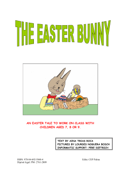 Lesson plan .Easter Bunny