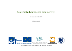 Multivariate typology of river localities based on abiotic and biotic