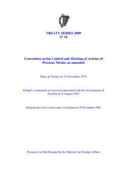 Convention on the Control and Marking of Articles of Precious