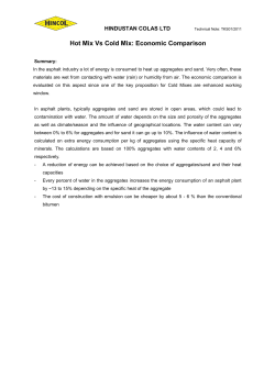 Hot Mix Vs Cold Mix: Economic Comparison