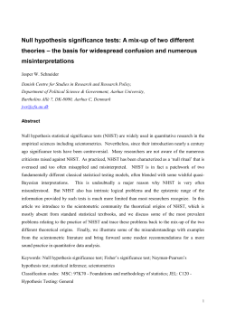 Null hypothesis significance tests: A mix