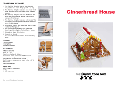 Gingerbread House - The Chefs Toolbox