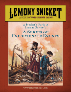 A Series of Unfortunate Events