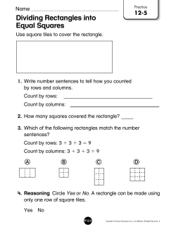 Dividing Rectangles into Equal Squares