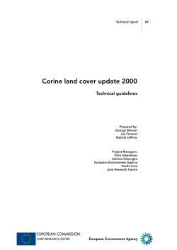 Corine land cover update 2000 - Copernicus Land Monitoring Service