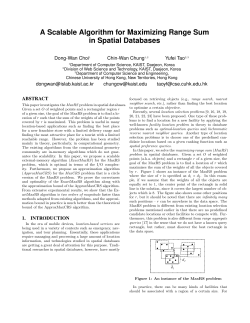 A Scalable Algorithm for Maximizing Range Sum in Spatial Databases