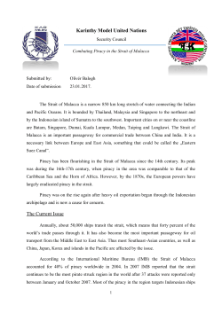 Combating piracy in the Strait of Malacca