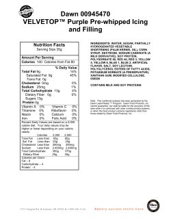 Dawn 00945470 VELVETOP™ Purple Pre