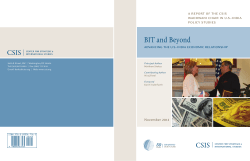 BIT and Beyond: Advancing the U.S.
