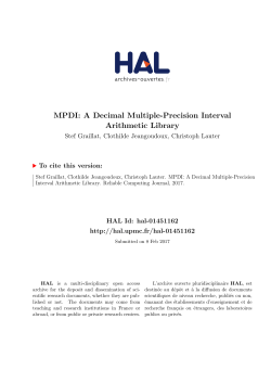 MPDI: A Decimal Multiple-Precision Interval Arithmetic Library