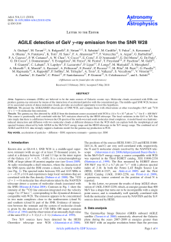 AGILE detection of GeV $\sf$ &gamma;-ray emission from the SNR W28