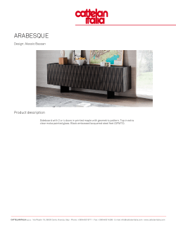 arabesque - Cattelan Italia