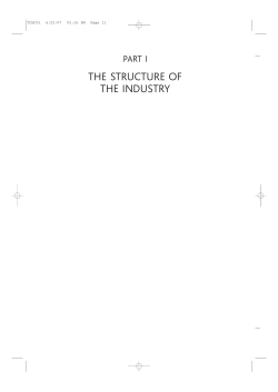 the structure of the industry