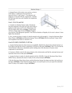 Case II: P=4 KN, F=0.55 KN, T=25 N.m