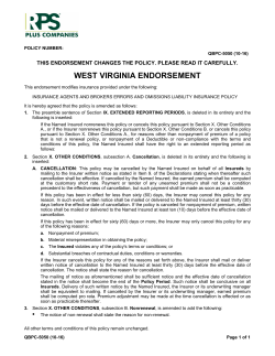 West Virginia Endorsement