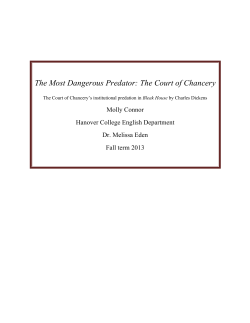 The Most Dangerous Predator: The Court of Chancery