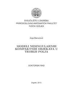 Field theoretical models of nonsingular compact objects