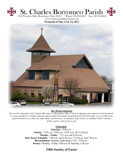 Together, Let Us Pray - St. Charles Borromeo Parish