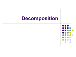 Binary Decomposition