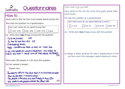 Questionnaires