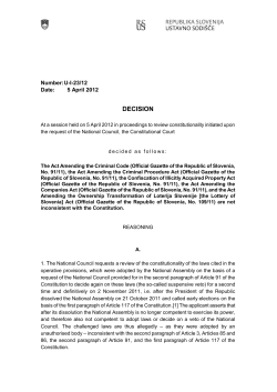 Dopis / Urgenca - prednostna obravnava