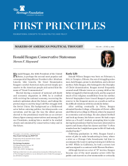 Ronald Reagan: Conservative Statesman