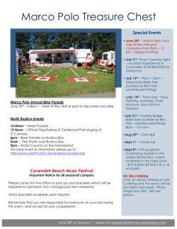 Marco Polo Treasure Chest