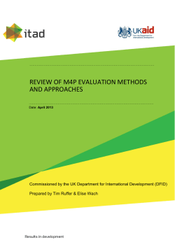 Review of M4P Evaluation and Methods