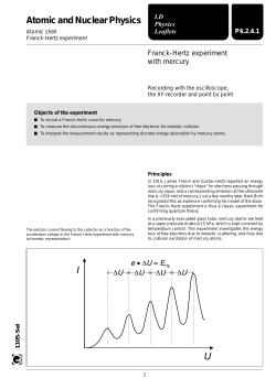 Atomic and Nuclear Physics