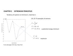 CHAPTER 2 EXTREMUM PRINCIPLES