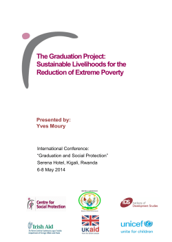 The Graduation Project - Institute of Development Studies