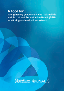 A tool for strengthening gender-sensitive national HIV and