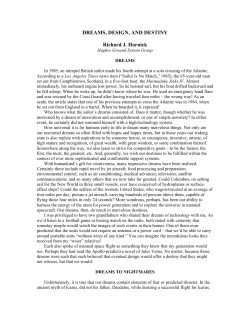 Dreams, Design, and Destiny - Human Factors and Ergonomics