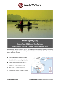 Mekong Odyssey - Wendy Wu Tours