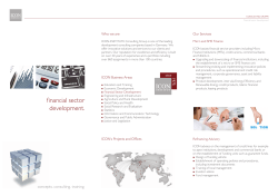 financial sector development.