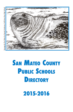 SAN MATEO COUNTY PUBLIC SCHOOLS DIRECTORY