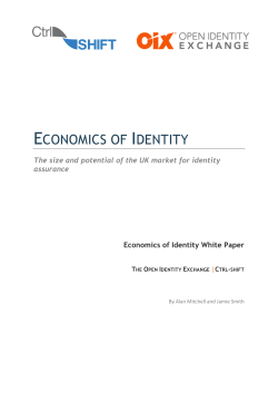 economics of identity