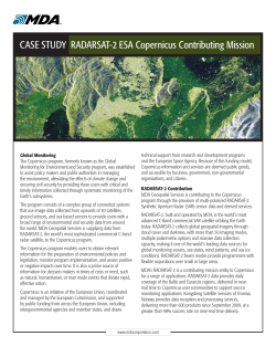 ESA Copernicus Program Case Study