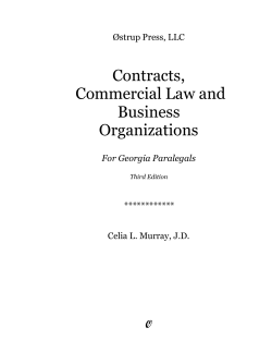 The Legal Environment and Constitutional Authority to Regulate