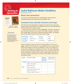 Jackie Robinson Makes Headlines