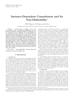 Instance-Dependent Commitment and Its Non
