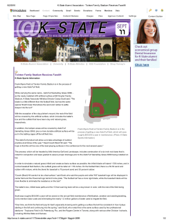 Tointon Family Stadium Receives Facelift - K