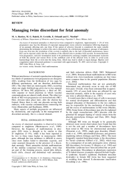 Managing twins discordant for fetal anomaly