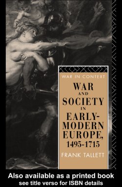 War and Society in Early-Modern Europe, 1495–1715