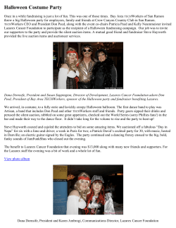 Halloween Costume Party - Lazarex Cancer Foundation