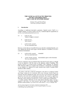 the case of Spanish medio - Atlas Ling&uuml;&iacute;stico de la Pen&iacute;nsula Ib&eacute;rica