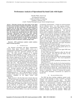 Performance Analysis of Operational Ka